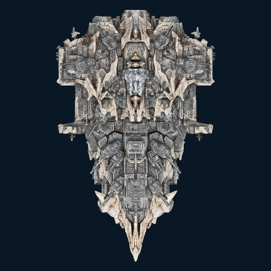 Mawcrown Overlord-class Dreadnought — Top view