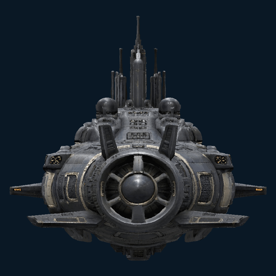Needlewake Command — Rear view