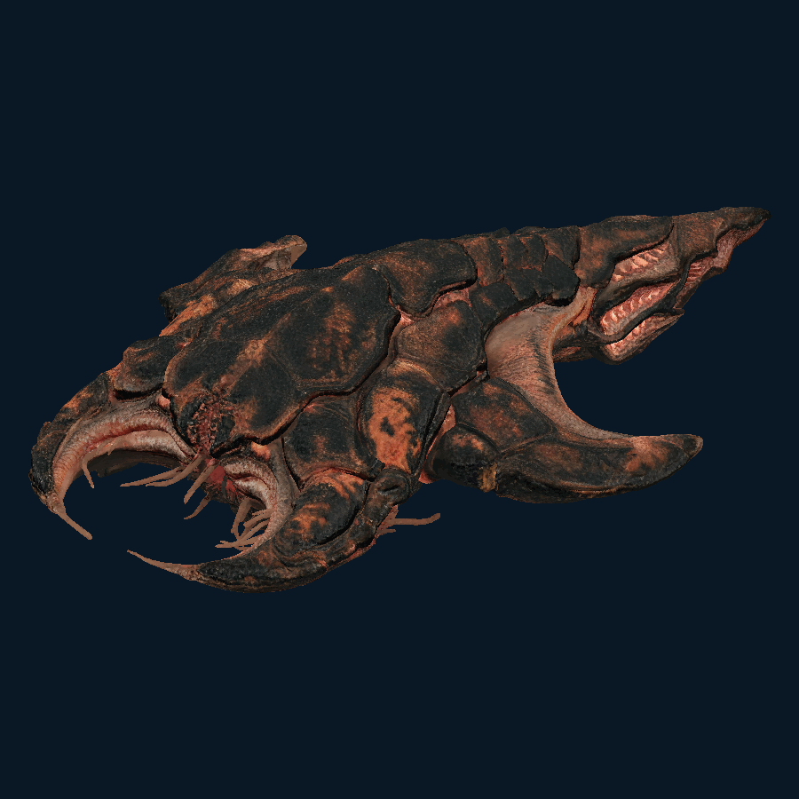 Obsidian Harrow — hero model view