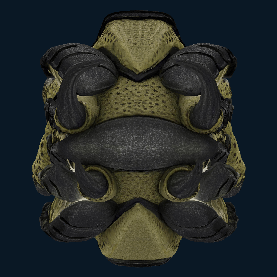 Obsidian Pilgrim — back model view