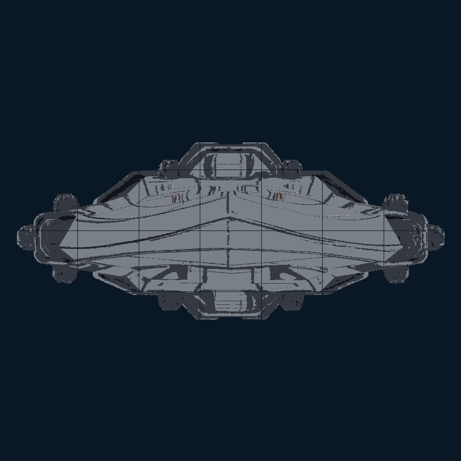 Obsidianwedge — front model view