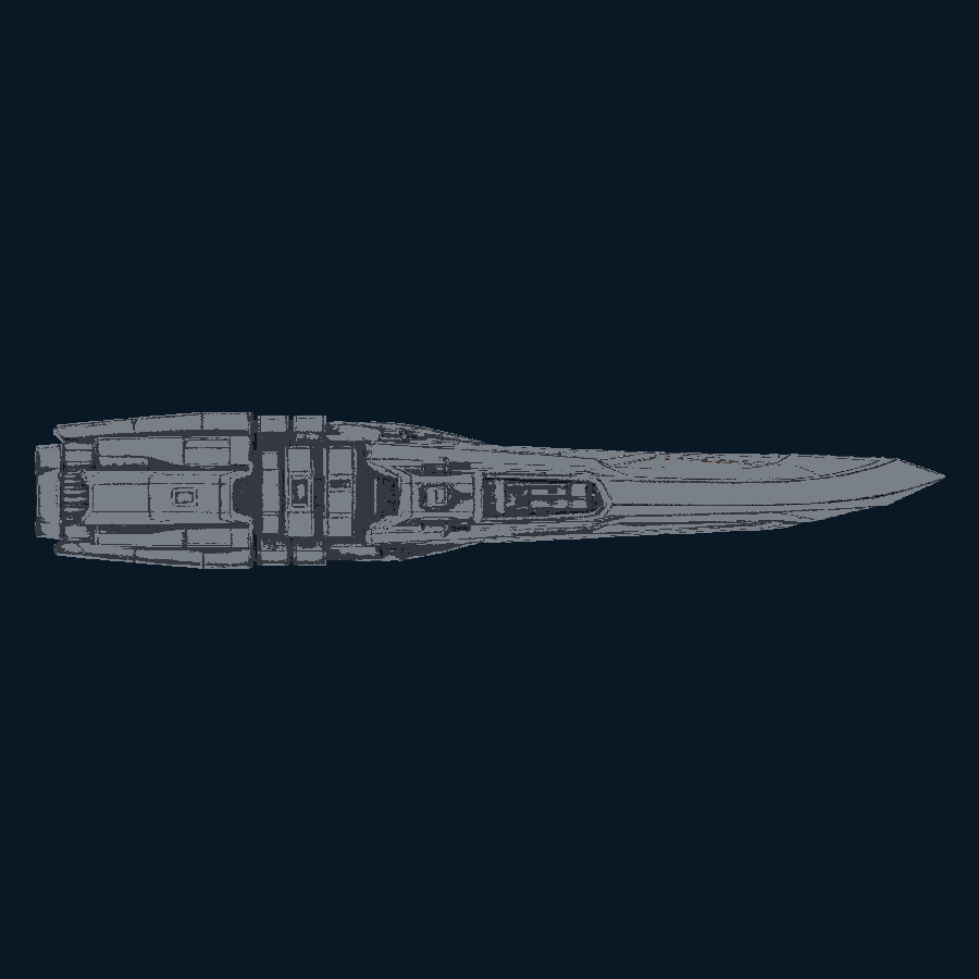 Obsidianwedge — left model view