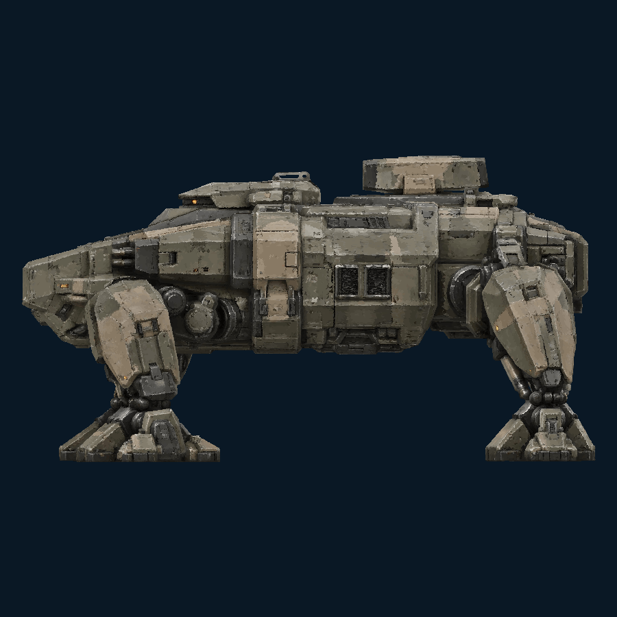 Pressshell NestSiege-class Platform — Right view