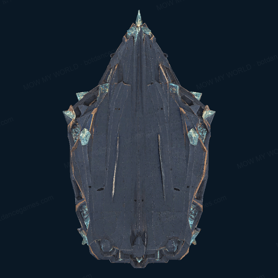 Prismwake Vanguard Surface Interceptor — Bottom view