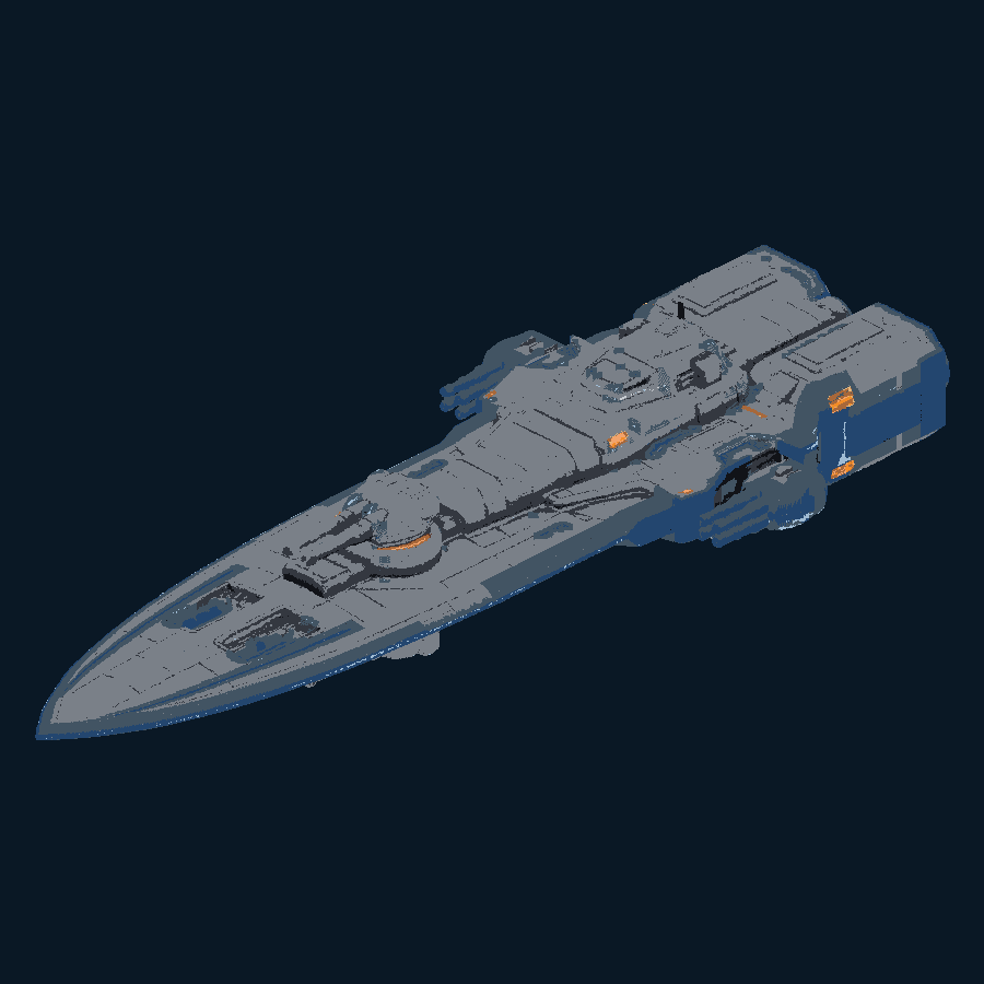 Radiant Blade — hero model view