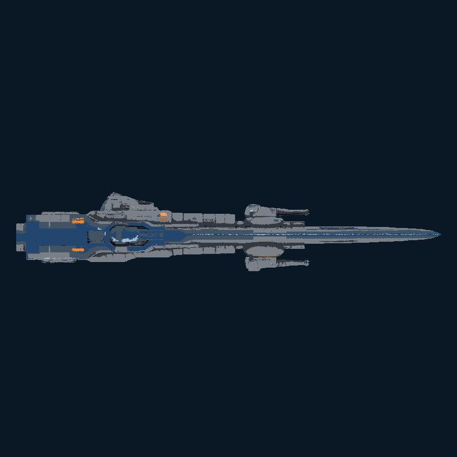 Radiant Blade — left model view