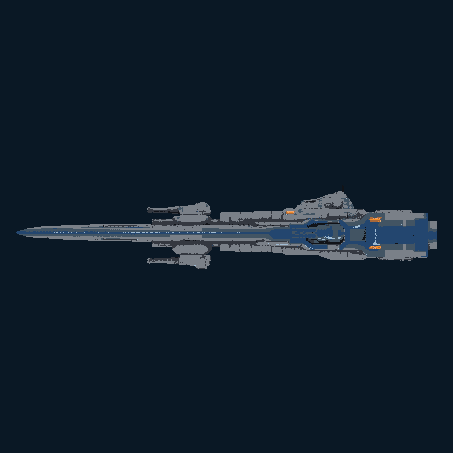 Radiant Blade — right model view