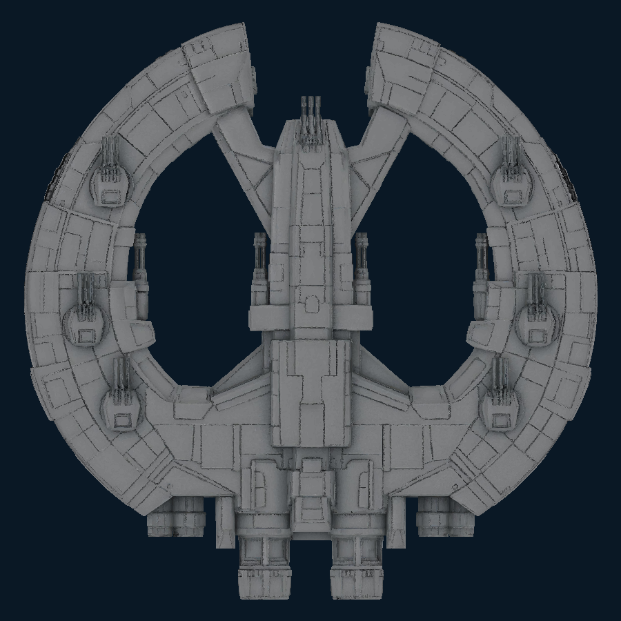 ShadowThorn — bottom model view