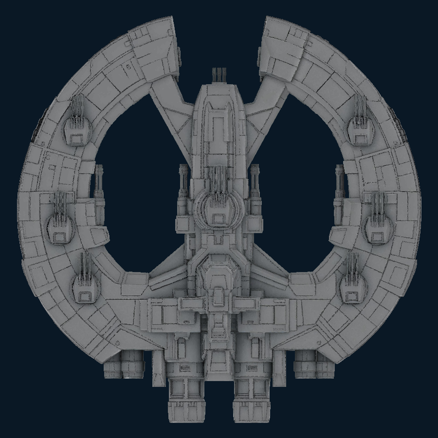 ShadowThorn — top model view