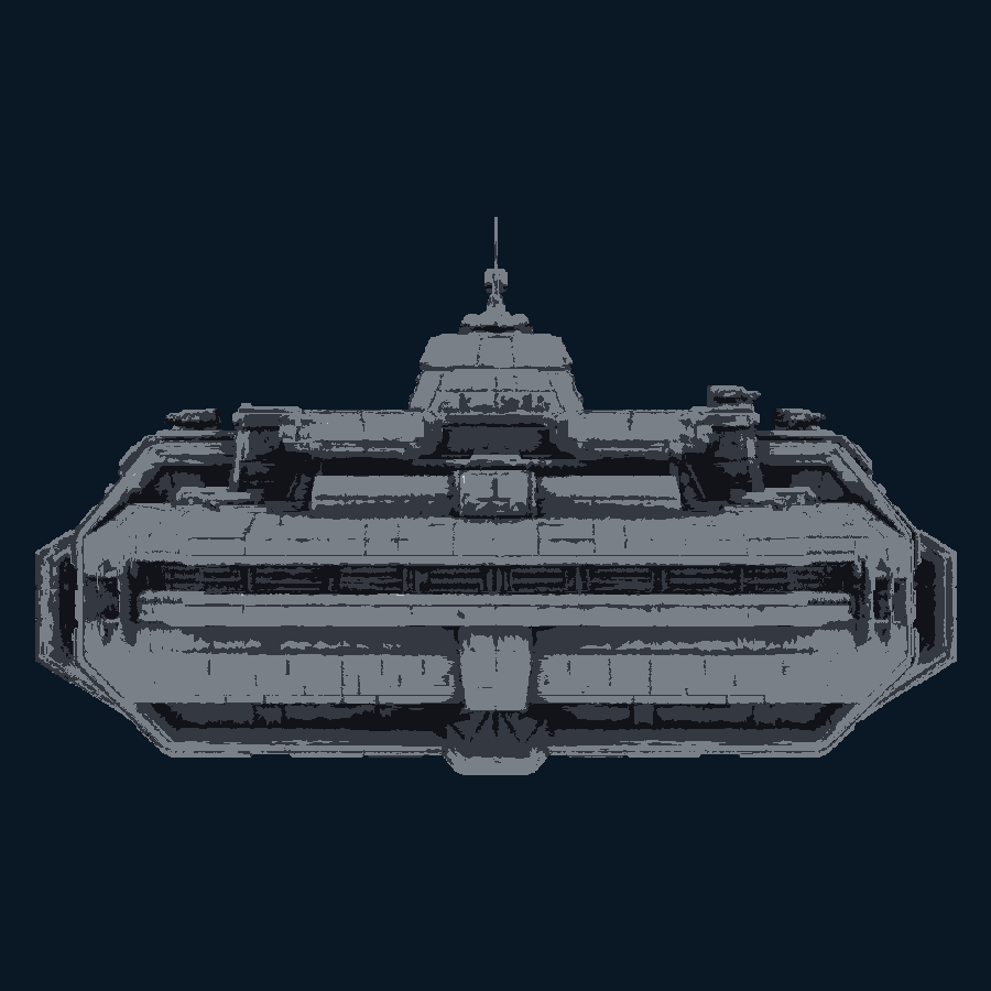 Shadowwall — back model view