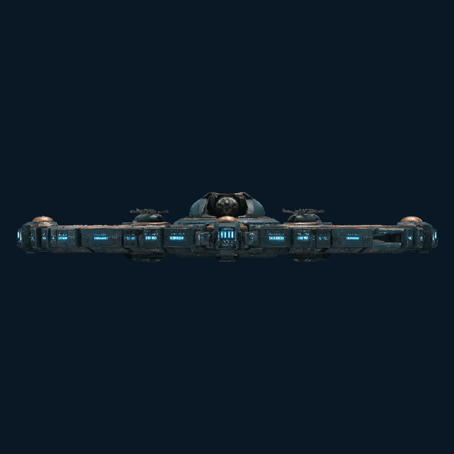 SolarCitadel Fleet Carrier Fortress — Front view