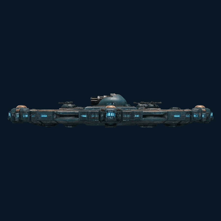 SolarCitadel Fleet Carrier Fortress — Right view