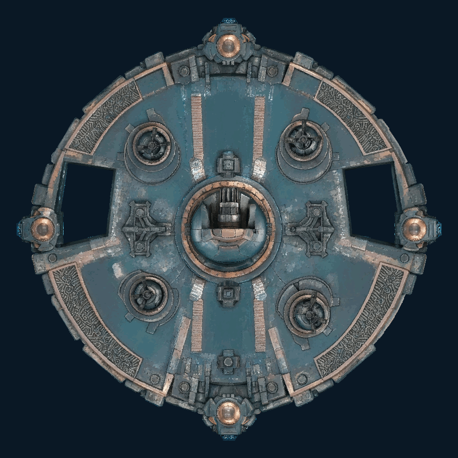 SolarCitadel Fleet Carrier Fortress — Top view