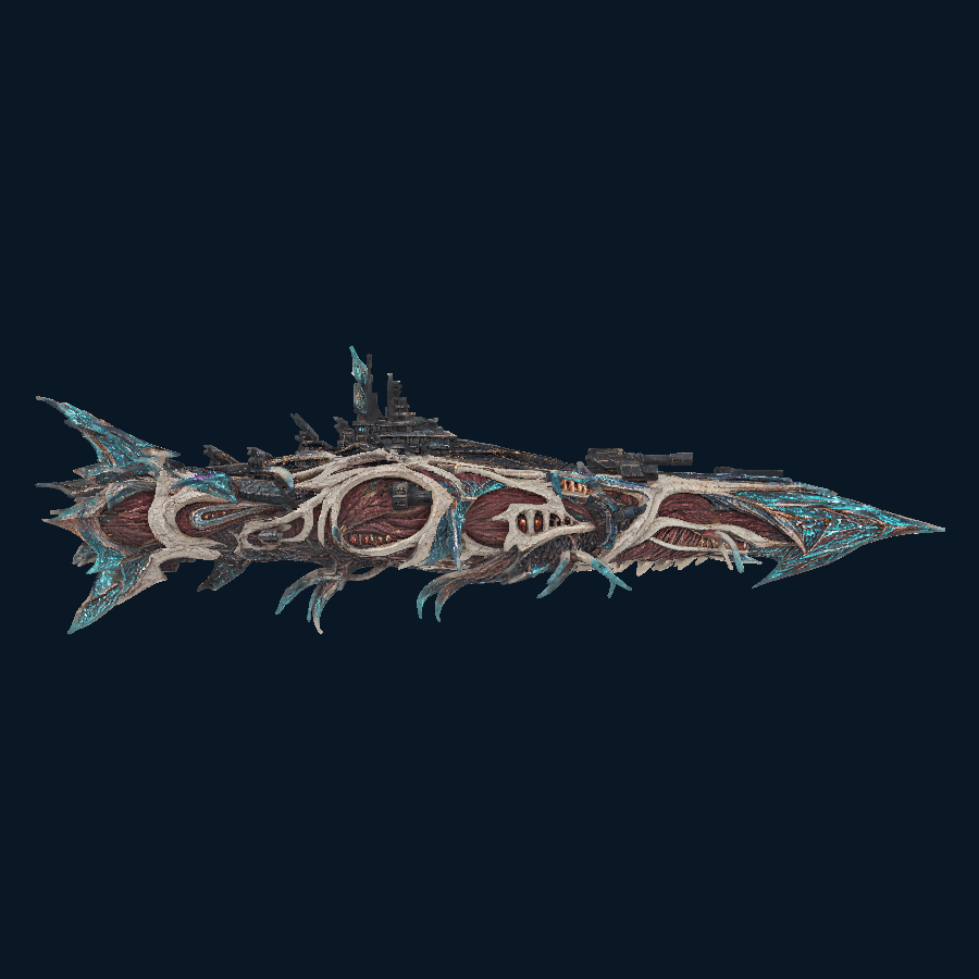 Thronemaw Vanguard Surface Interceptor — Left view