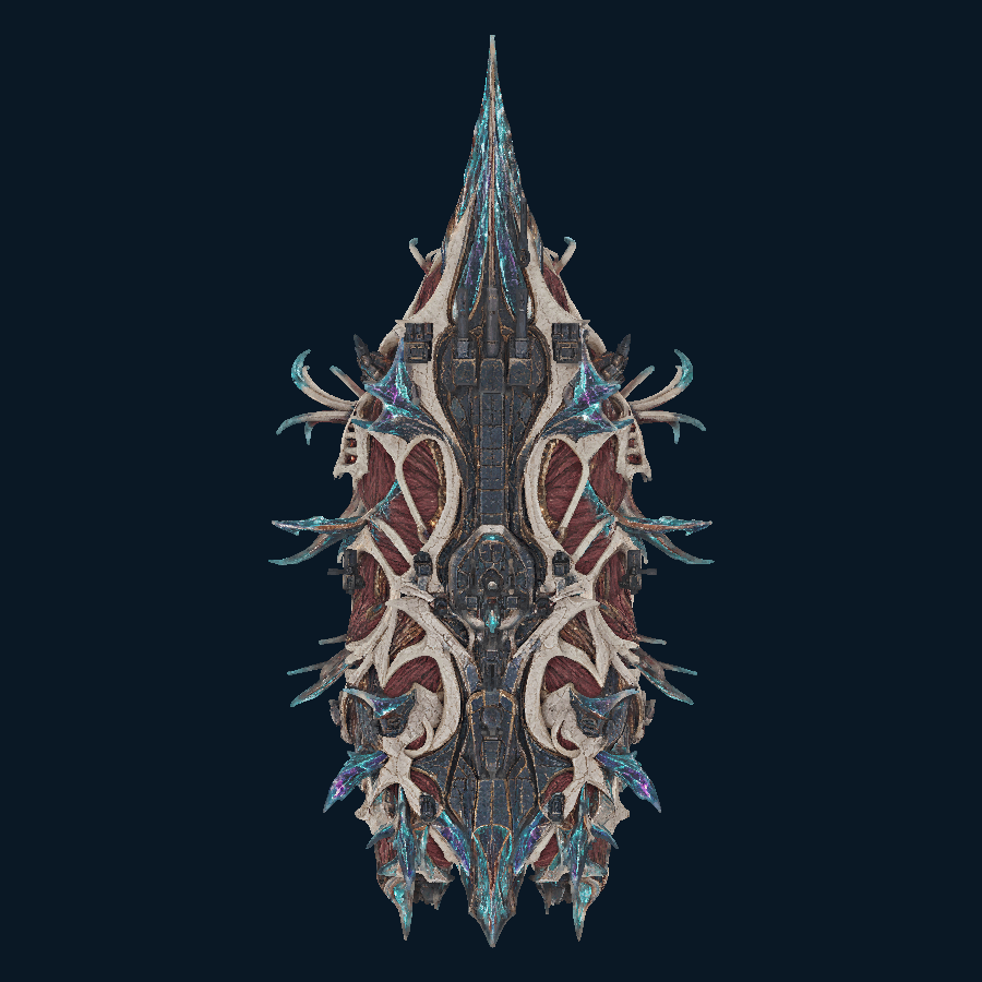 Thronemaw Vanguard Surface Interceptor — Top view