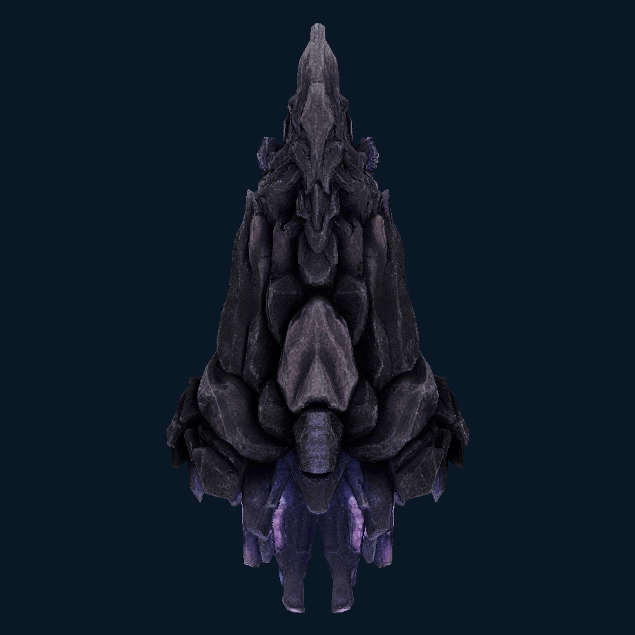 Threnody — bottom model view