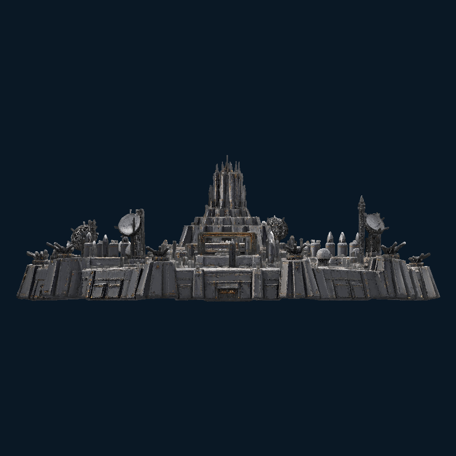 Valcorisun Strategic Defense Megabase — Left view