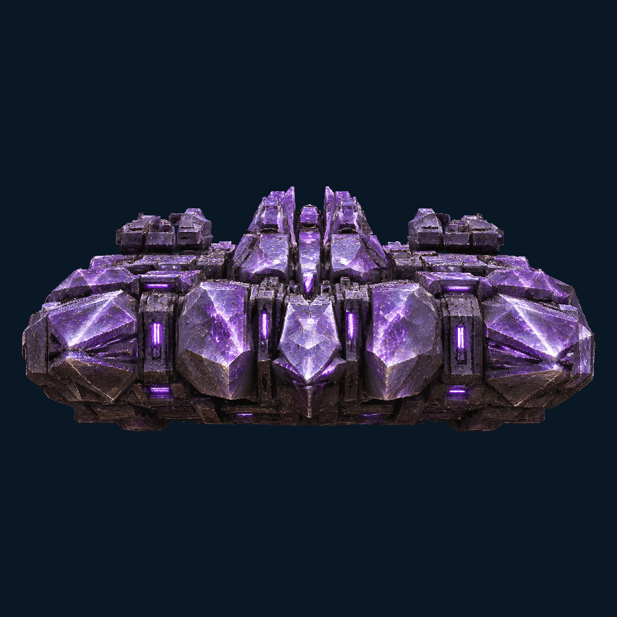 Violetcell Ground Bastion — front model view