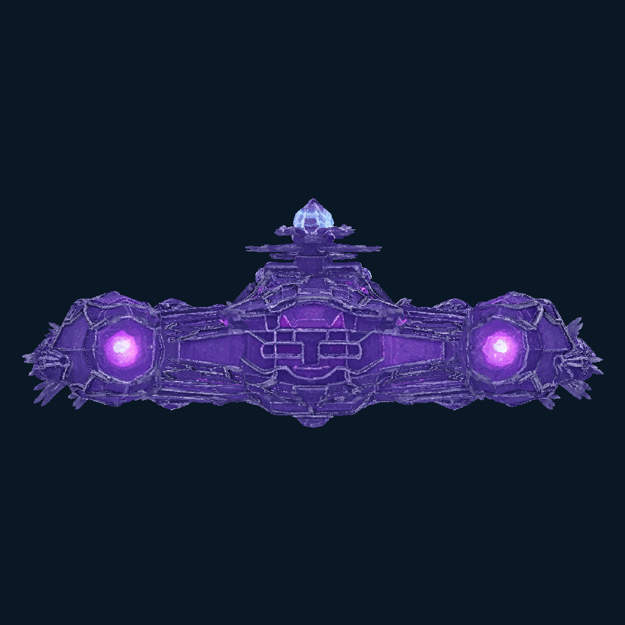 Violetcell — back model view
