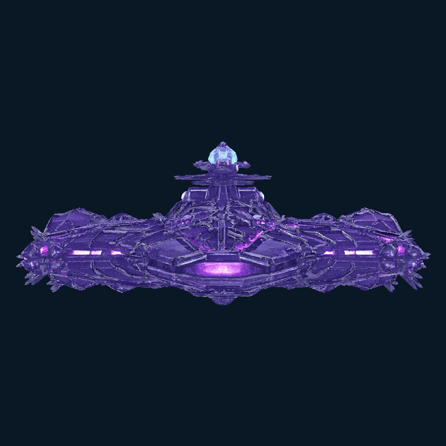 Violetcell — front model view